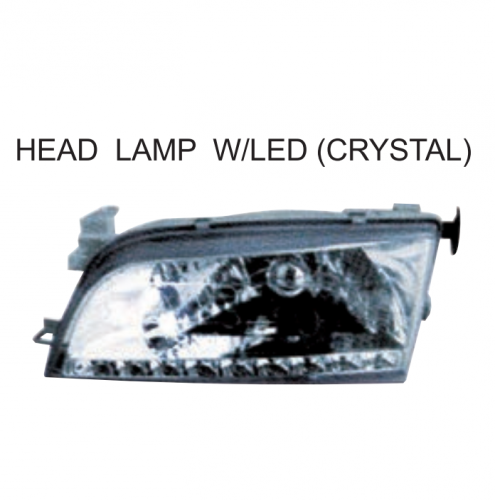 Toyota Corolla  AE100 AE101  Black Head lamp  Crystal Led