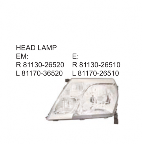 Toyota Hiace Granvia 2000 Head lamp 81170-36520 81130-26520 81130-26510 81170-26510