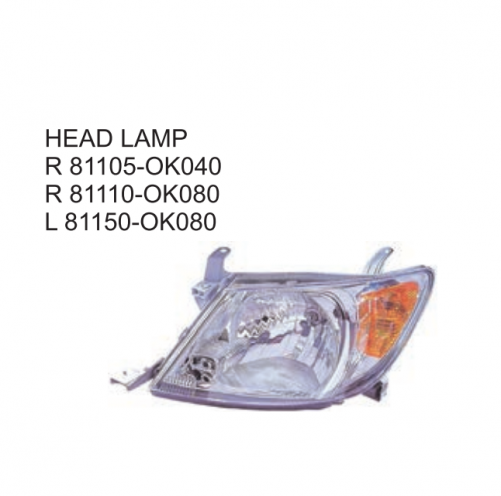 Toyota Hilux Vigo 2004 Head lamp 81105-0K040 81110-0K080 81150-0K080