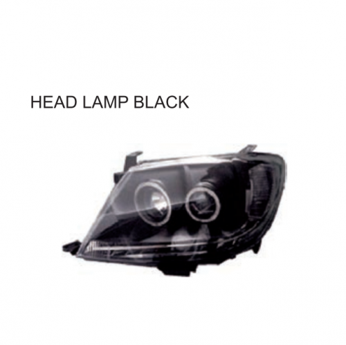 Toyota Hilux Vigo 2004 Head lamp Black