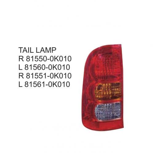 Toyota Hilux Vigo 2004 Tail lamp 81550-0K010 81560-0K010 81551-0K010 81561-0K010