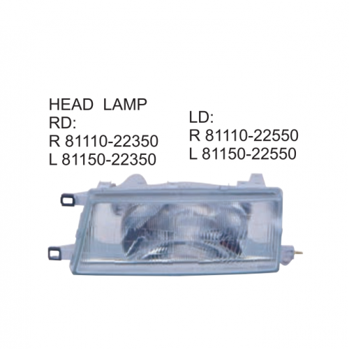 Toyota Cressina 22R GX81 1989 Head lamp 81110-22350 81150-22350 81110-22550 81150-22550