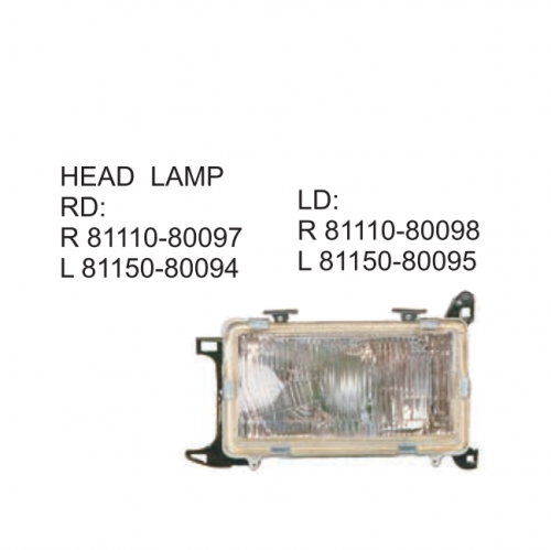 Toyota Cressina RX60 1981-1982 Head lamp 81110-80097 81150-80094 81110-80098 81150-80095