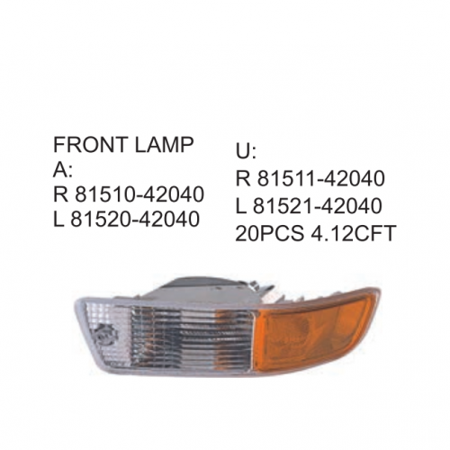 Toyota RAV4 1998 Front lamp 81510-42040 81520-42040 81511-42040 81521-42040