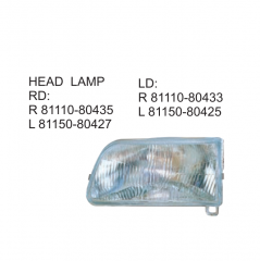 Toyota Starlet EP70 EP75 1984-1987 Head lamp 81110-80435 81150-80427 81110-80433 81150-80425