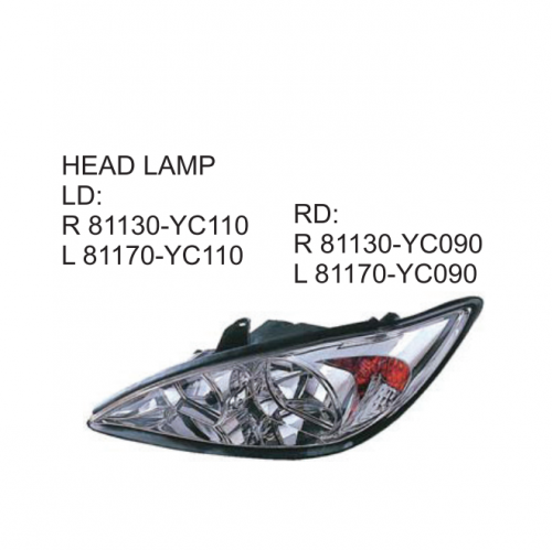 Toyota Camry 2003 Head lamp 81130-YC110 81170-YC110 81130-YC090 81170-YC090