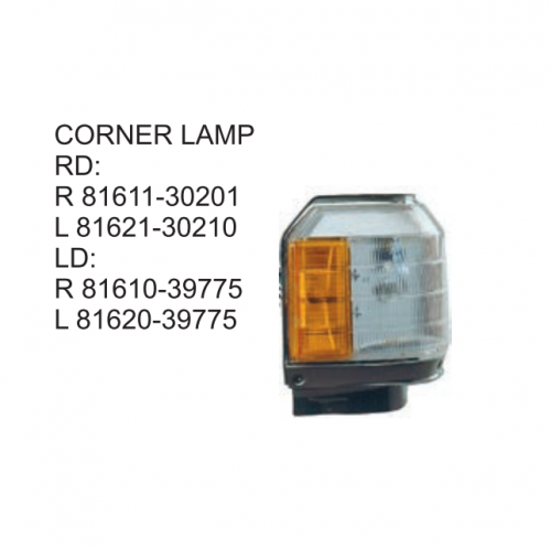 Toyota Crown MS122 LS122 1984-1987 Corner Lamp 81611-30201 81621-30210 81610-39775 81620-39775
