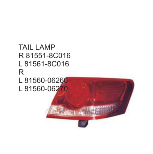 Toyota Camry 2006 Tail lamp 81551-8C016 81551-8C016 81560-06260 81560-06270