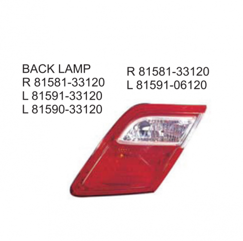 Toyota Camry 2006-2007 Tail lamp 81581-33120 81591-33120 81590-33120 81591-06120 81581-33120