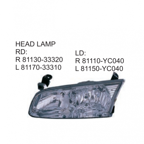 Toyota Camry 2000 Head lamp 81130-33320 81170-33310 81110-YC040 81150-YC040
