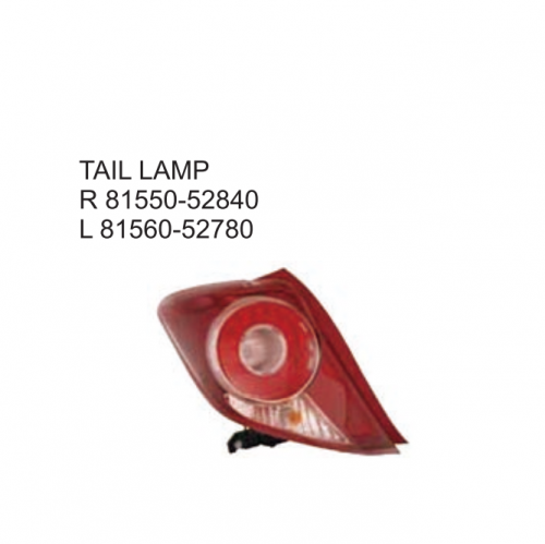 Toyota YARIS VITZ 2011-2013 Tail lamp 81550-52840 81560-52780