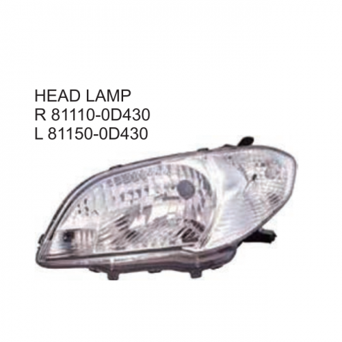 Toyota VIOS 2009 Head lamp 81110-0D430 81150-0D430