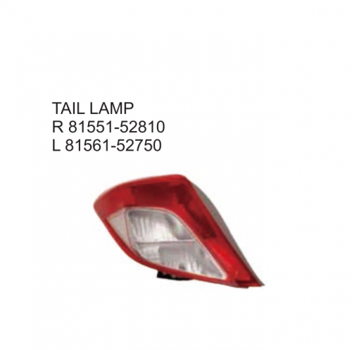 Toyota YARIS VITZ 2011-2013 Tail lamp 81551-52810 81561-52750