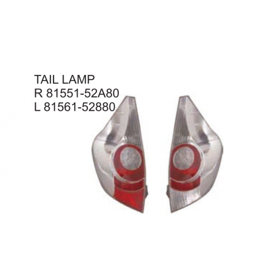Toyota PRIUS-C 2012 Tail lamp 81551-52A80 81561-52880