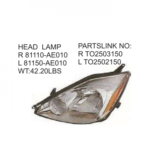 Toyota SIENNA 2004-2005 Head lamp 81110-AE010 81150-AE010 TO2503150 TO2502150