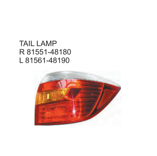 Toyota HIGHLANDER 2009 Tail lamp 81551-48180 81561-48190