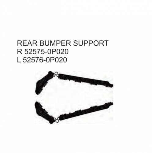 Toyota REIZ 2010 REAR BUMPER SUPPORT 52575-0P020 52576-0P020