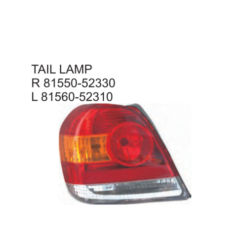 Toyota ECHO 2003 Tail lamp 81550-52330 81560-52310