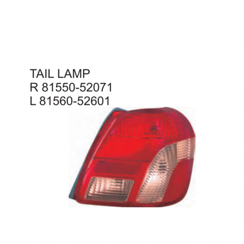 Toyota ECHO 2001-2002 Tail lamp 81550-52071 81560-52601