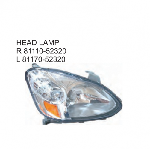 Toyota ECHO 2003 Head lamp 81110-52320 81170-52320