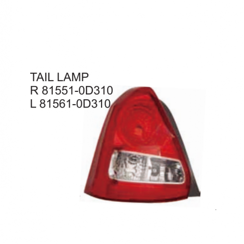 Toyota ETIOS 2011 Tail lamp 81551-0D310 81561-0D310